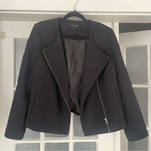 Talbots Tweed Collarless Jacket